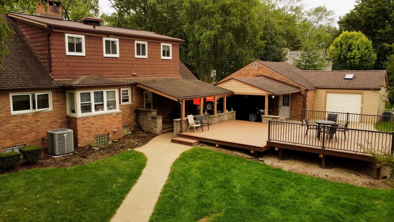 Drone aerial construction site documentation in Connecticut